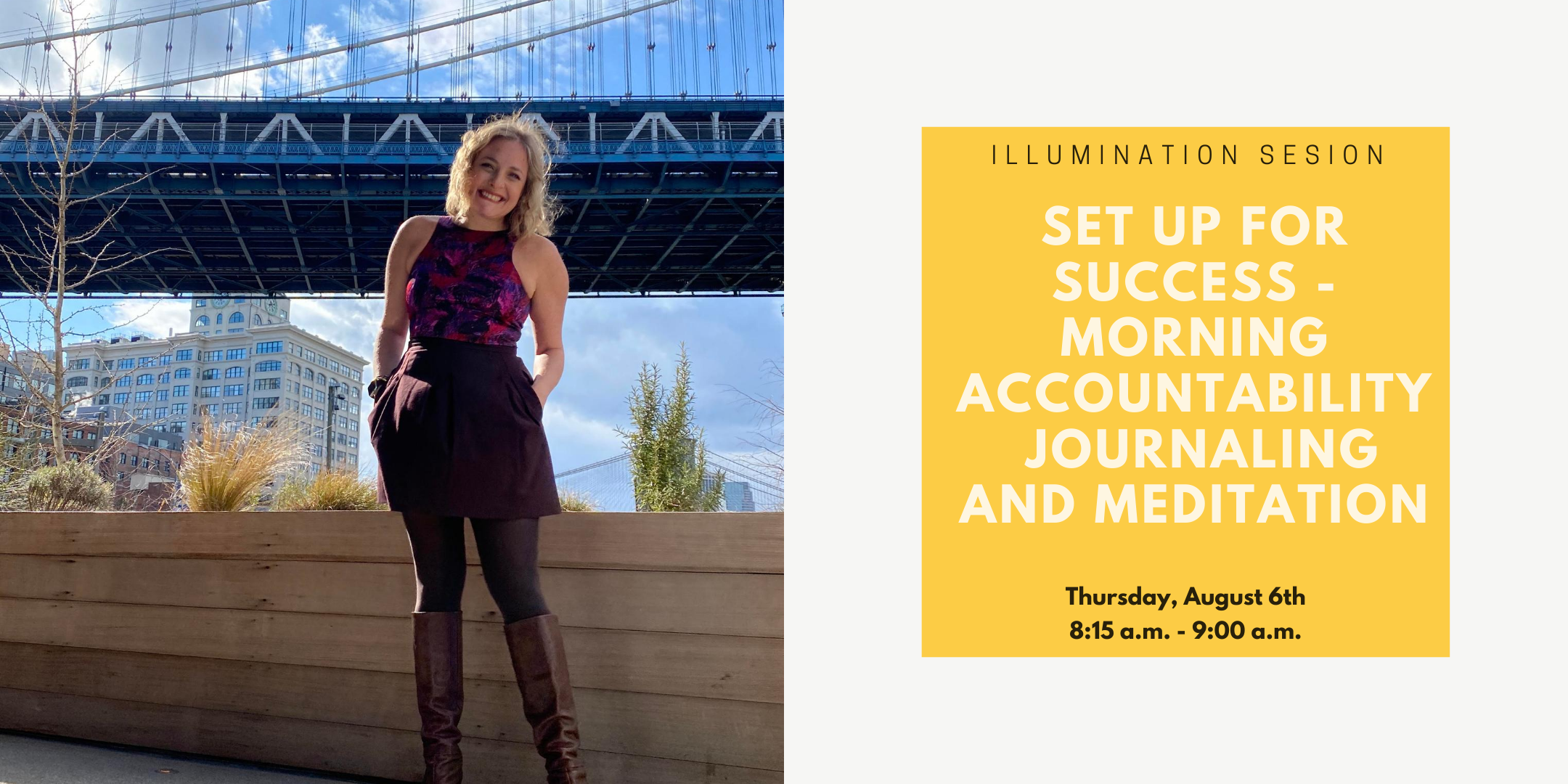 Set Up For Success: Morning Accountability Journaling and Meditation